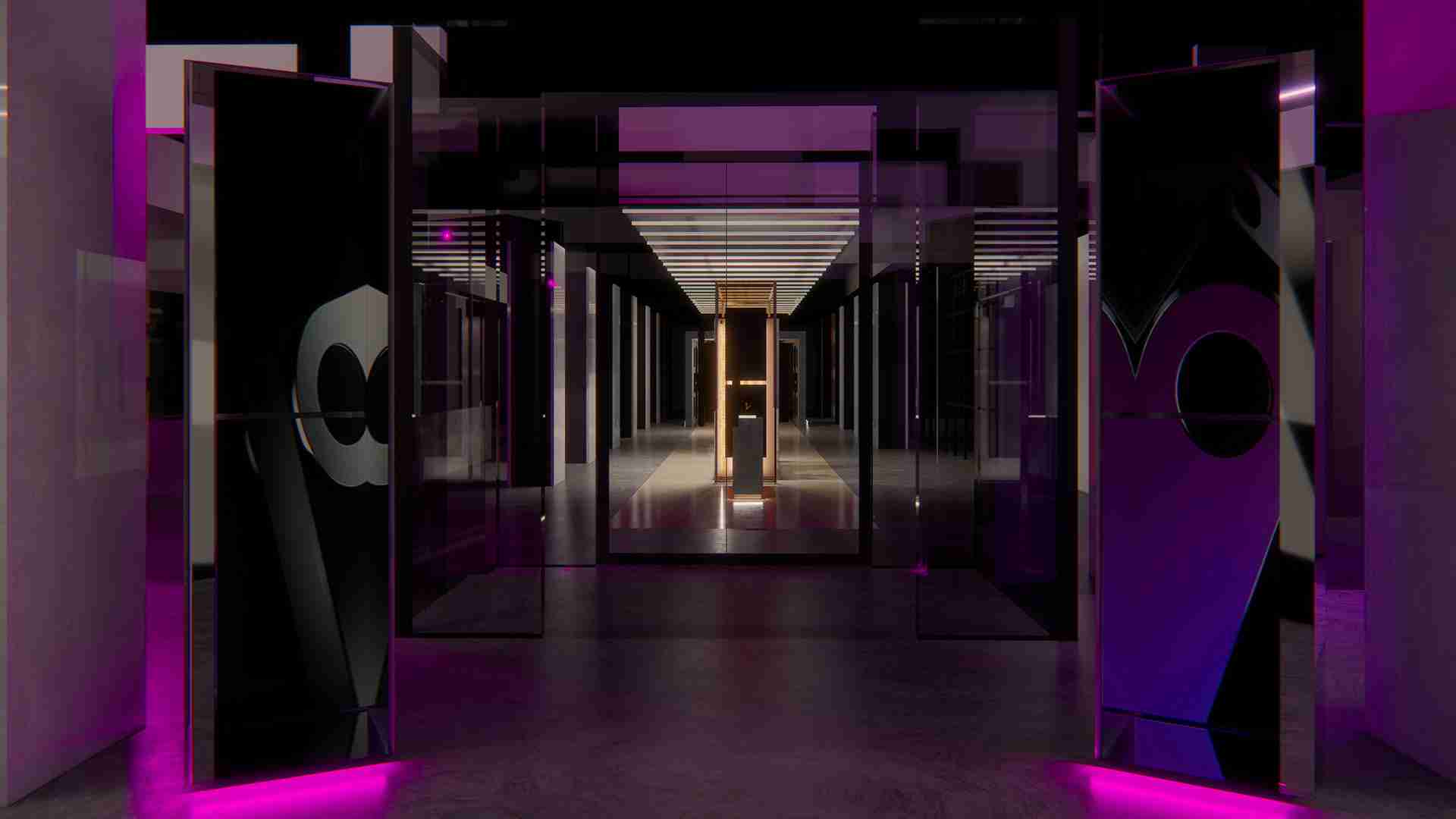 House of Falls Ledger Op3n 3d Render Concept Art Doorway
