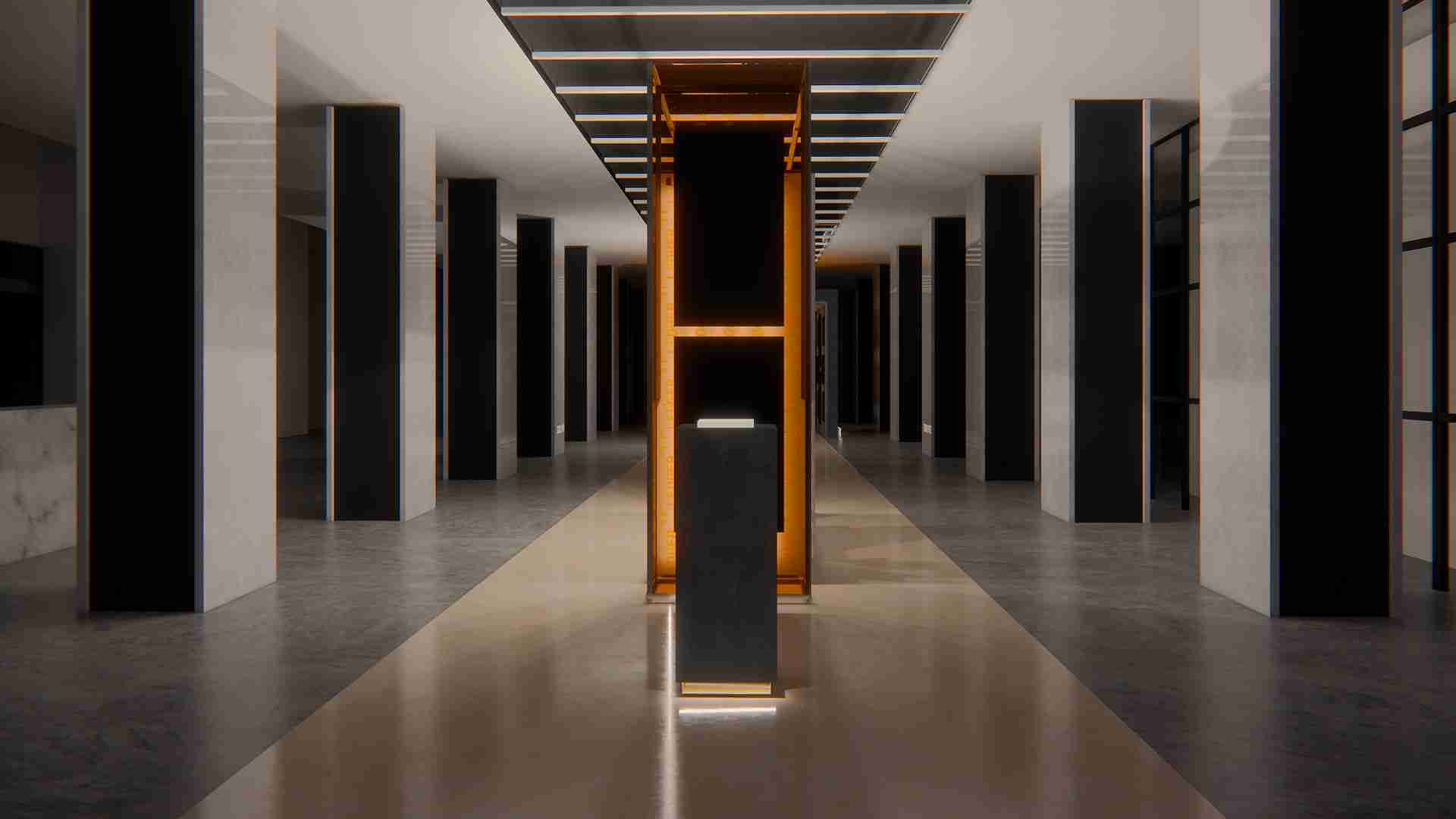 House of Falls Ledger Op3n 3d Render Concept Art Wide B